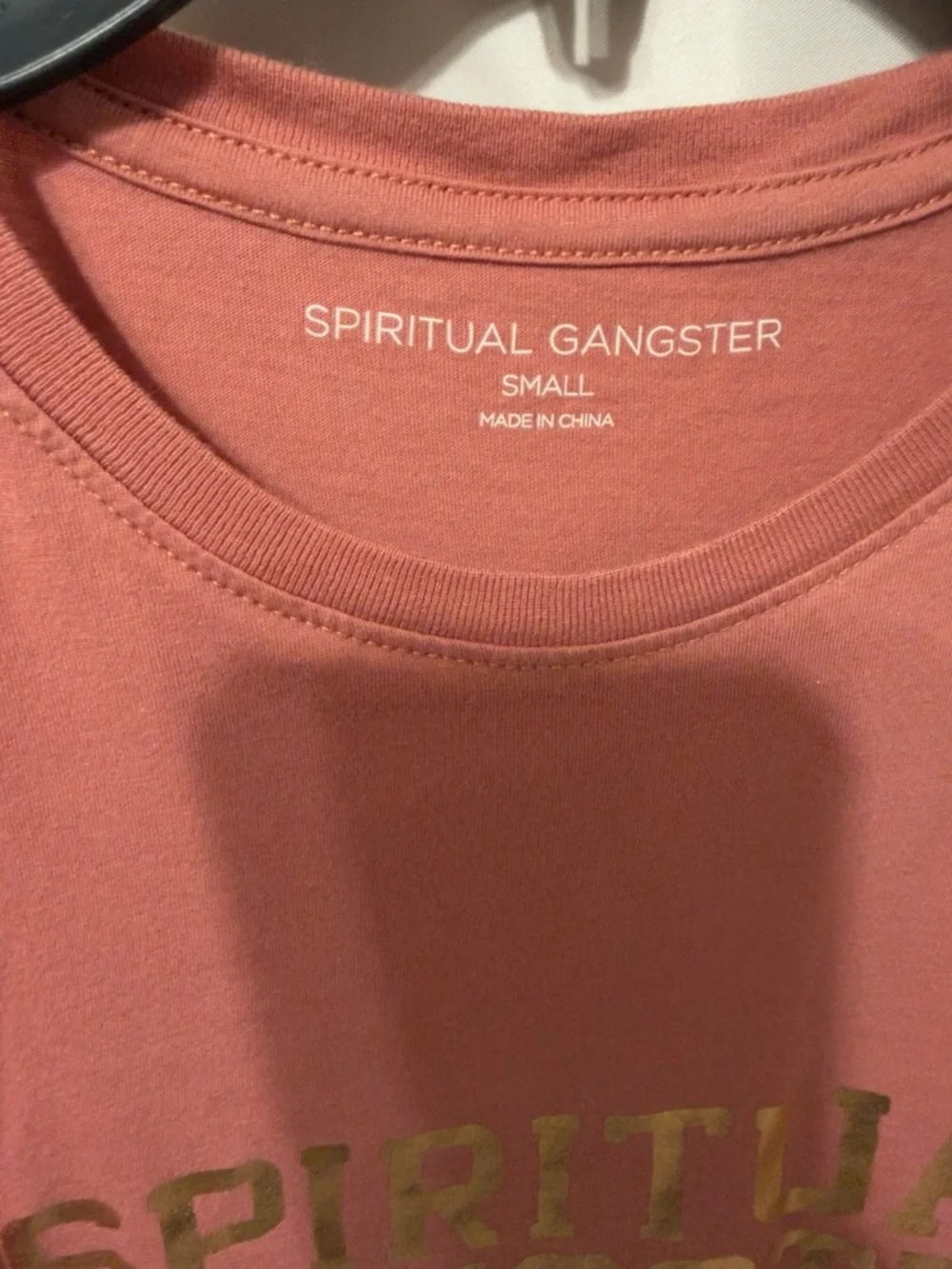 Spiritual Gangster Women's SG Varsity Muscle Tank Top soft jersey fabric small